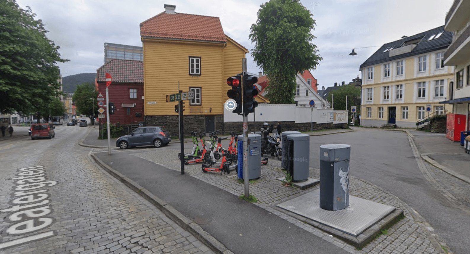 Underground waste station near Teatergaten 21